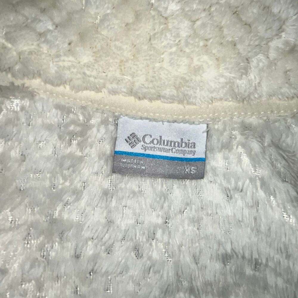 Columbia Women's Fire Side II Sherpa Full Zip Fleece chalk XS - Picture 6 of 10